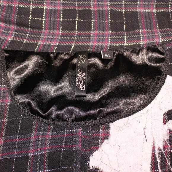 Rewind asymmetrical plaid shirt - Picture 6 of 7